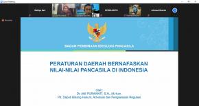 Pusat Studi Pancasila UBB Selenggarakan Webinar Nasional, Nilai Pancasila dalam Regulasi